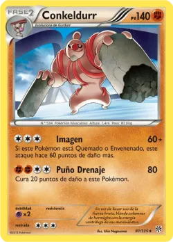 Conkeldurr #81/135 · Pokémon