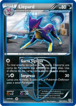 Liepard #84/135 · Pokémon