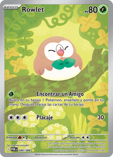 Rowlet 「POR 090」「ES」