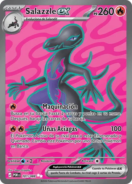 Salazzle ex 「POR 101」「ES」