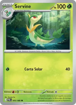 Servine #005/088 · Pokémon