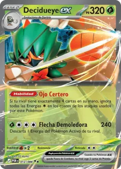 Decidueye ex #012/088 · Pokémon