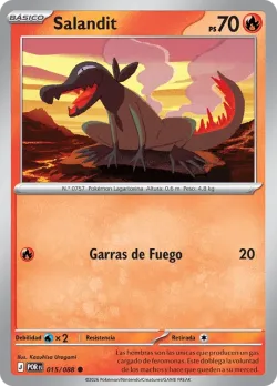 Salandit #015/088 · Pokémon