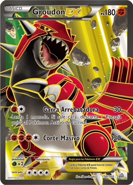 Groudon-EX 「PRC 150」「ES」