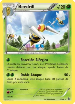 Beedrill #3/160 · Pokémon