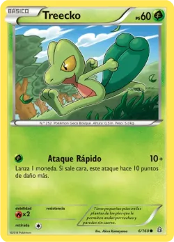 Treecko #6/160 · Pokémon