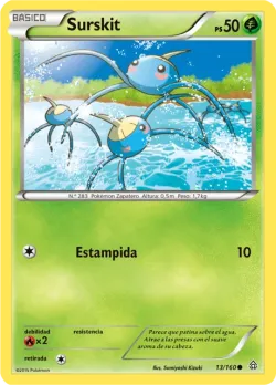 Surskit #13/160 · Pokémon