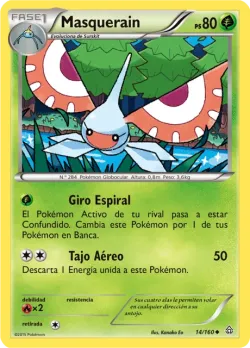 Masquerain #14/160 · Pokémon