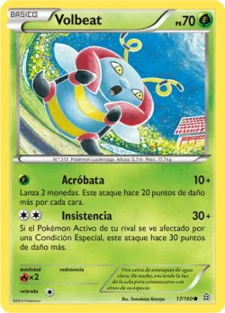 Volbeat #17/160 · Pokémon