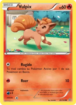 Vulpix #20/160 · Pokémon