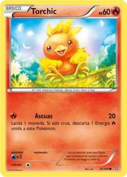 Torchic #25/160 · Pokémon