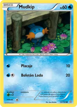 Mudkip #33/160 · Pokémon