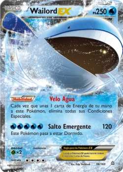Wailord-EX #38/160 · Pokémon