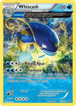 Whiscash #41/160 · Pokémon