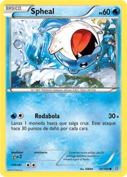 Spheal #45/160 · Pokémon