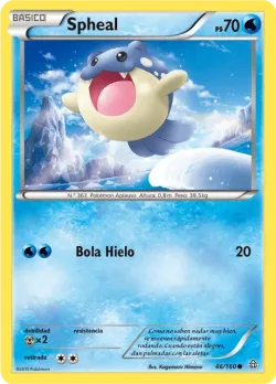 Spheal #46/160 · Pokémon