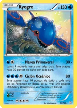 Kyogre #53/160 · Pokémon