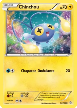 Chinchou #57/160 · Pokémon