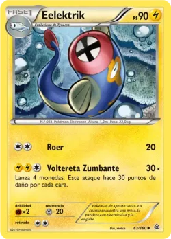 Eelektrik #63/160 · Pokémon