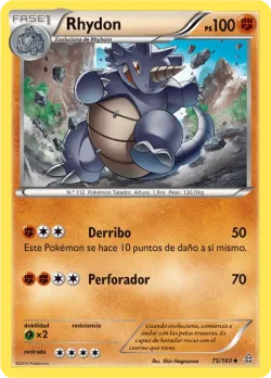 Rhydon #75/160 · Pokémon