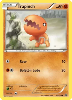 Trapinch #82/160 · Pokémon