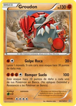 Groudon #84/160 · Pokémon