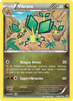 Vibrava #109/160 · Pokémon