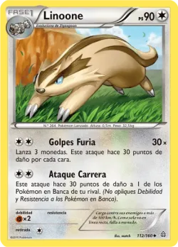 Linoone #112/160 · Pokémon
