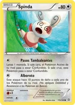 Spinda #115/160 · Pokémon