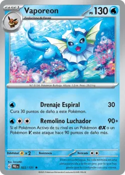 Vaporeon #022/131 · Pokémon