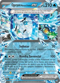 Wellspring Mask Ogerpon ex #027/131 · Pokémon