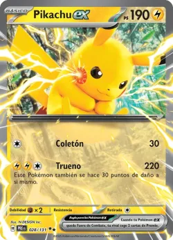 Pikachu ex #028/131 · Pokémon
