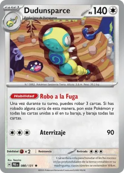 Dudunsparce #080/131 · Pokémon