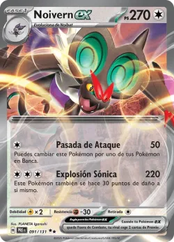 Noivern ex #091/131 · Pokémon