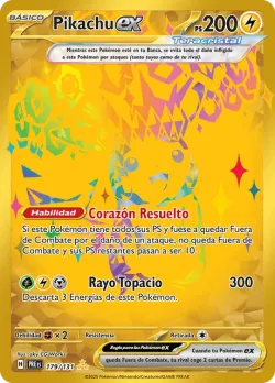 Pikachu ex 「PRE 179」「ES」