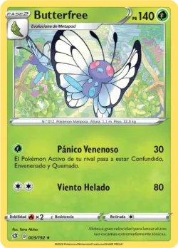 Butterfree #003/192 · Pokémon