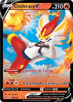 Cinderace V #035/192 · Pokémon