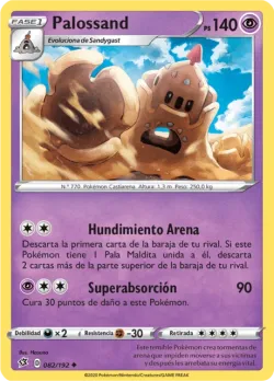 Palossand #082/192 · Pokémon