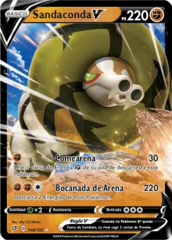 Sandaconda V #108/192 · Pokémon