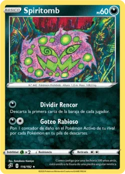 Spiritomb #116/192 · Pokémon