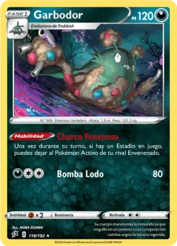 Garbodor #118/192 · Pokémon