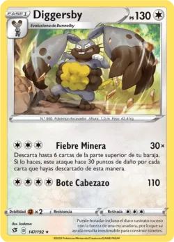 Diggersby #147/192 · Pokémon