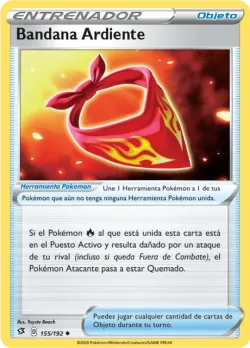 Burning Scarf #155/192 · Pokémon
