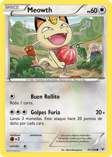 Meowth 「ROS 067」「ES」
