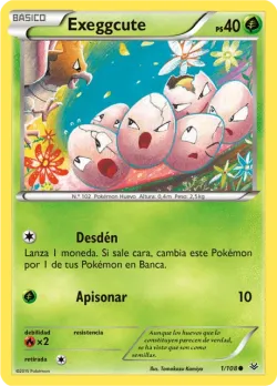 Exeggcute #1/108 · Pokémon