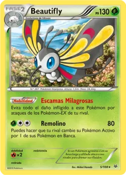 Beautifly #5/108 · Pokémon