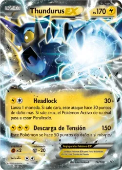 Thundurus-EX #26/108 · Pokémon