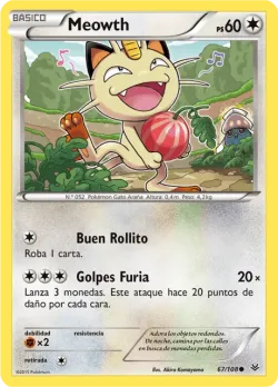 Meowth 「ROS 067」「ES」