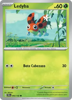Ledyba #002/142 · Pokémon