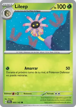 Lileep #005/142 · Pokémon